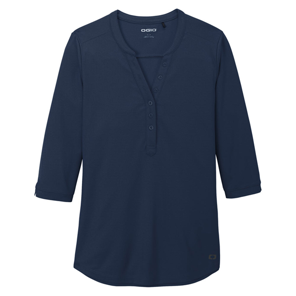 OGIO Ladies Jewel Henley