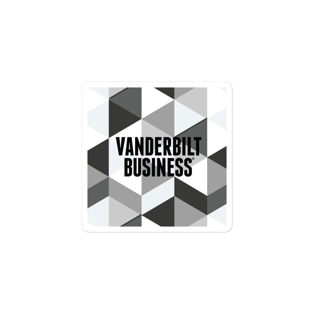 Vanderbilt Business Bubble-free stickers