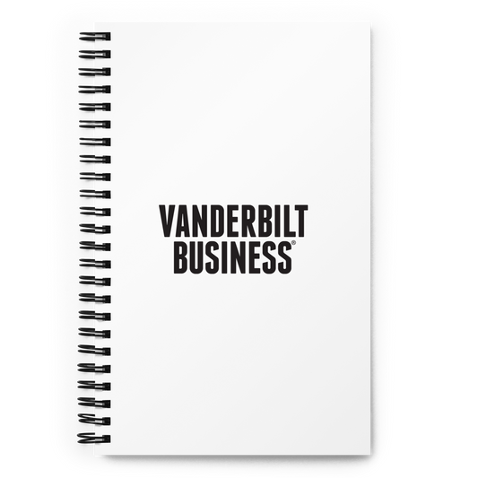 Vanderbilt Business Spiral notebook