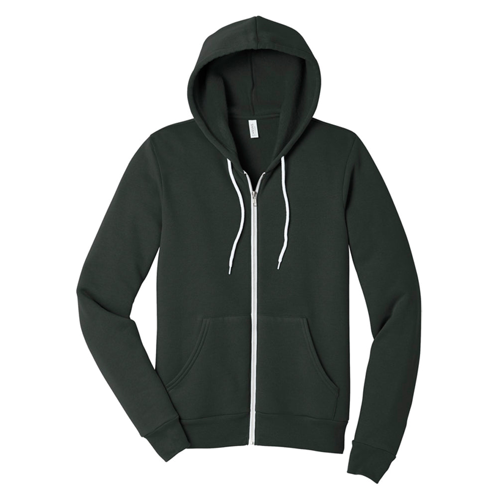 BELLA+CANVAS Unisex Sponge Fleece Full-Zip Hoodie