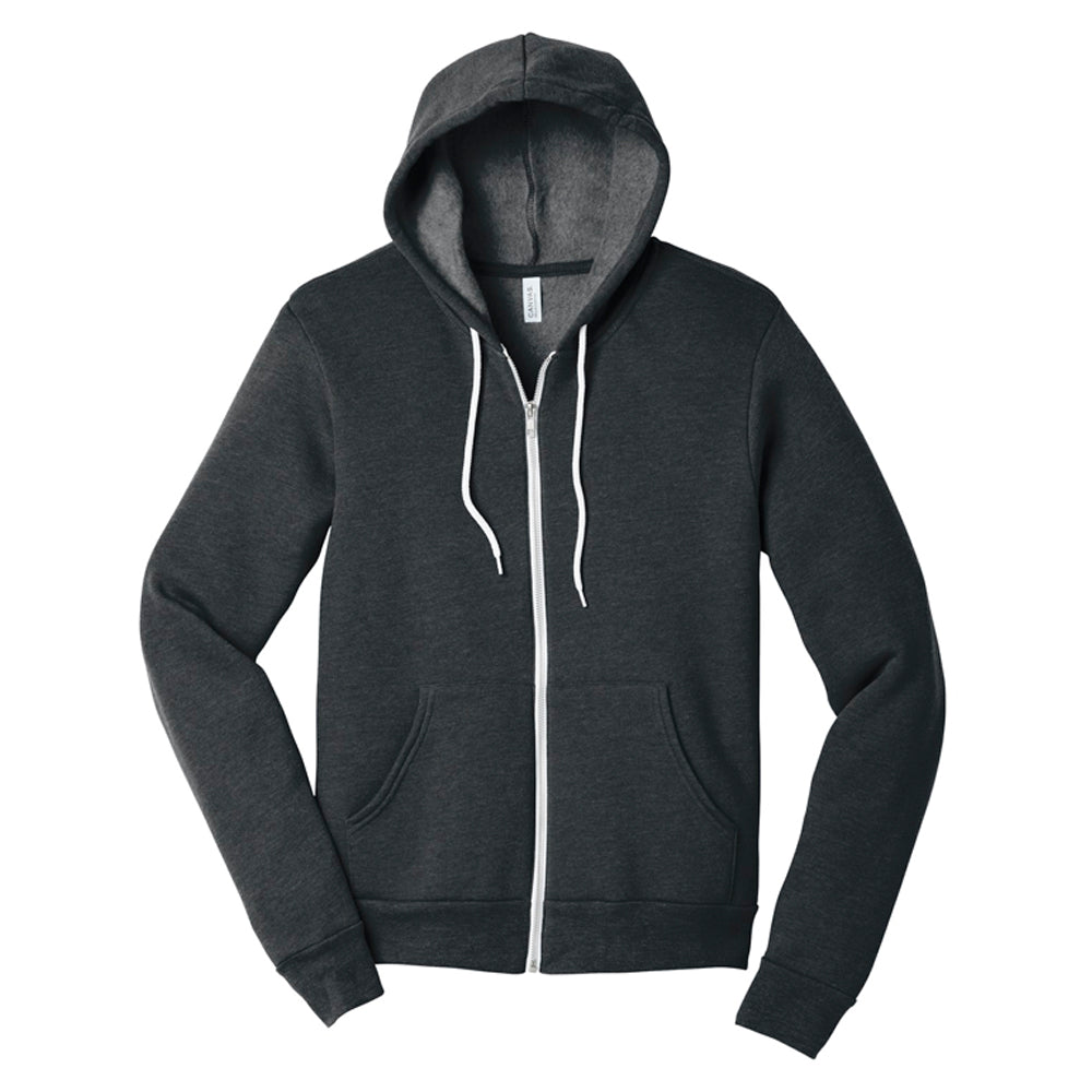 BELLA+CANVAS Unisex Sponge Fleece Full-Zip Hoodie