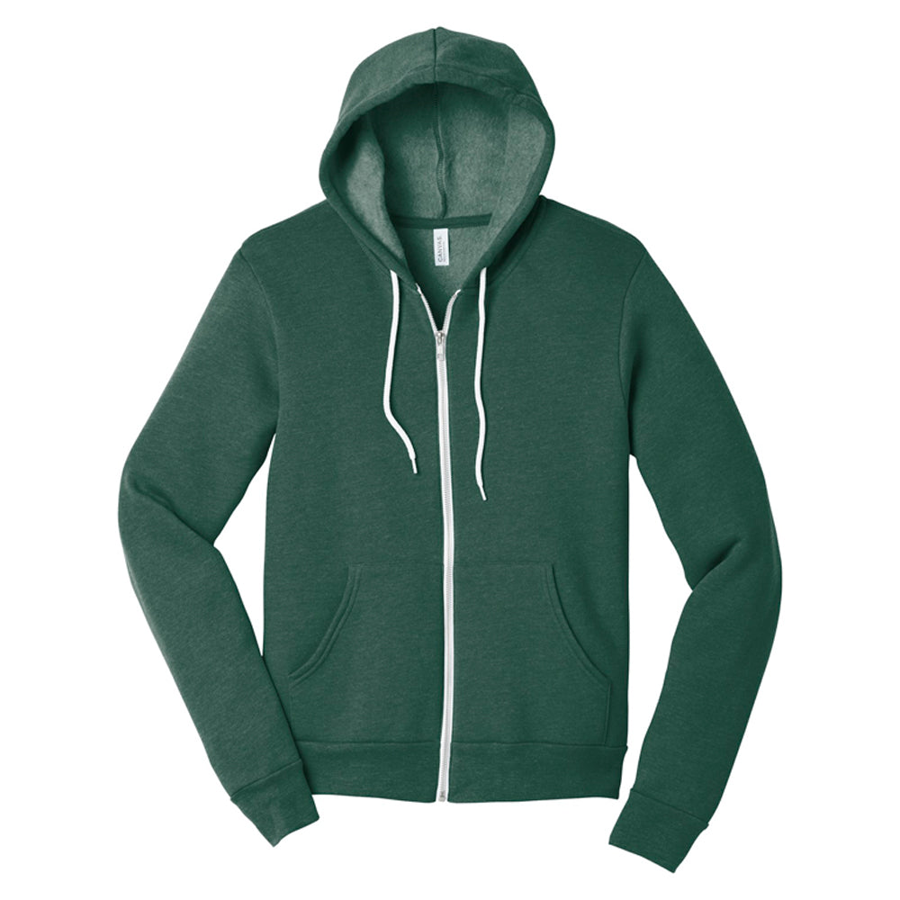 BELLA+CANVAS Unisex Sponge Fleece Full-Zip Hoodie