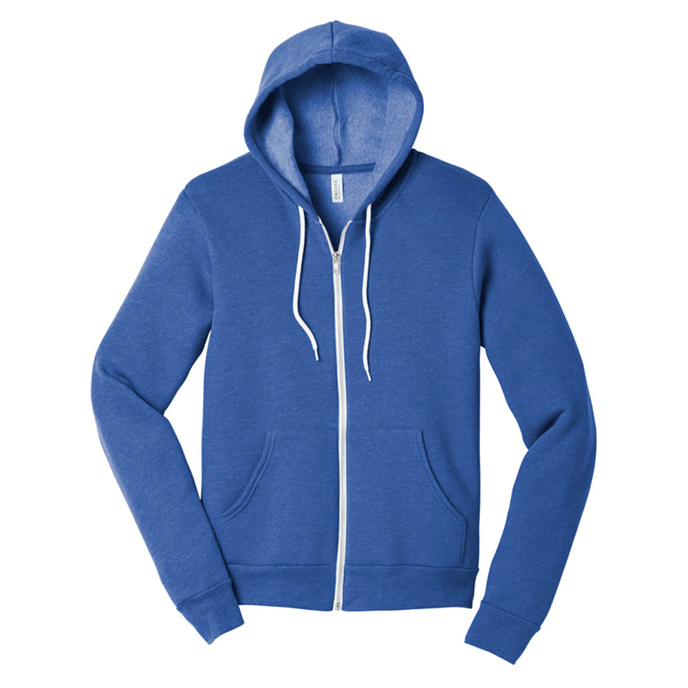 BELLA+CANVAS Unisex Sponge Fleece Full-Zip Hoodie