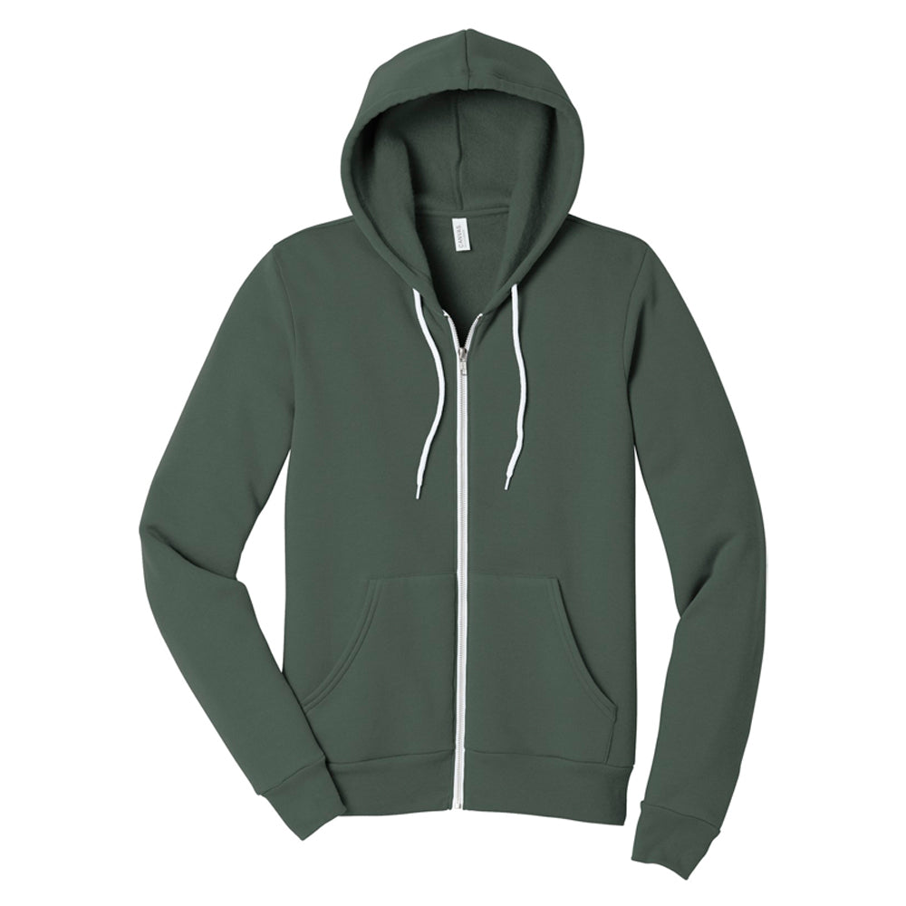 BELLA+CANVAS Unisex Sponge Fleece Full-Zip Hoodie