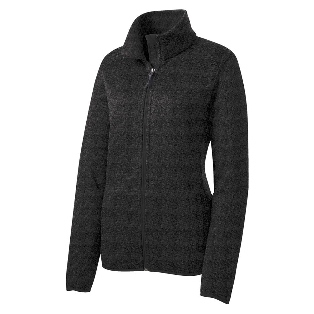 Port Authority Ladies Sweater Fleece Jacket