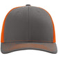 Charcoal/ Orange
