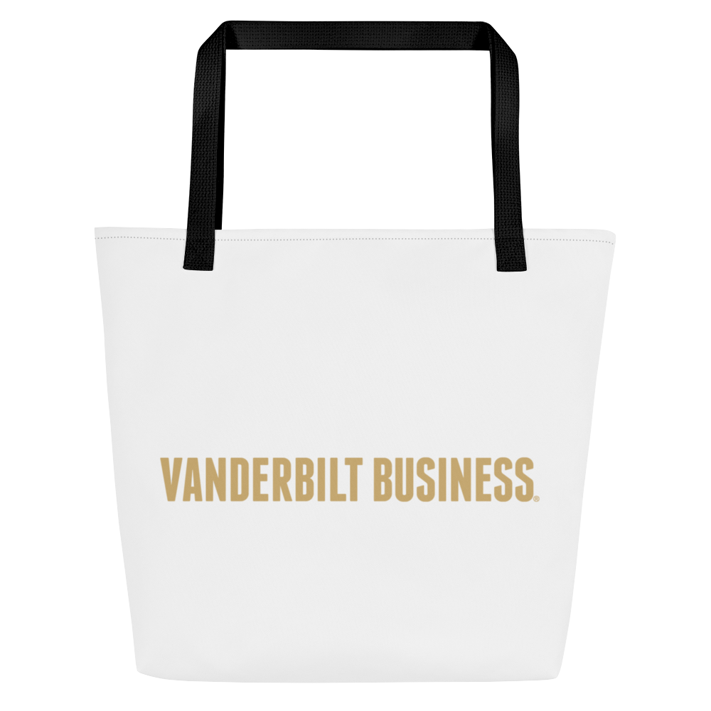 Vanderbilt Business All-Over Print Large Tote Bag