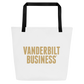 Vanderbilt Business All-Over Print Large Tote Bag