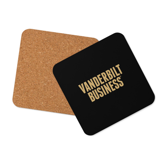 Vanderbilt Business Cork-back coaster