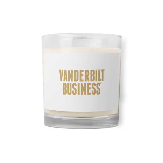 Vanderbilt Business Glass jar soy wax candle