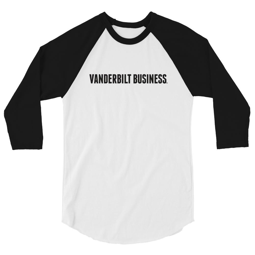 Vanderbilt Business 3/4 sleeve raglan shirt